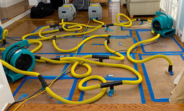 Professional Crawl Space Water Removal technician working in Garrison, UT